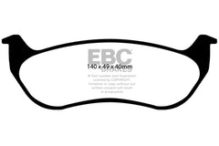 EBC 07-11 Ford Explorer Sport Trac 4.0 Greenstuff Rear Brake Pads
