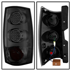 Xtune Chevy Suburban/GMC Yukon/Yukon Denali 07-14 LED Tail Lights Smoked ALT-JH-CSUB07-LED-SM