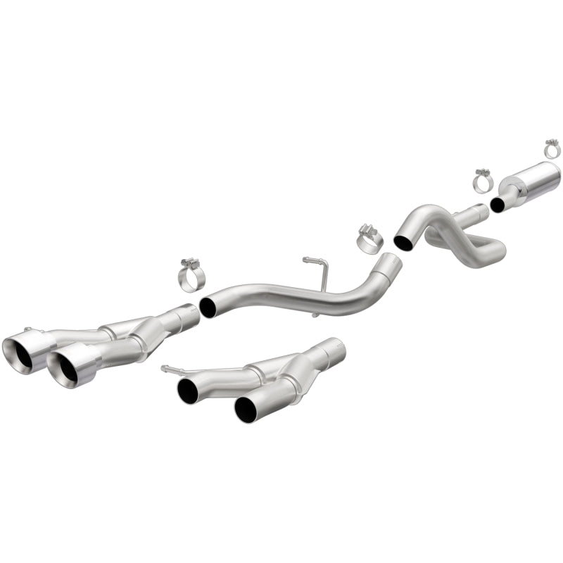 MagnaFlow Cat-Back 2013-2017 Hyundai Veloster L4 Turbo 2.25in SS Street Series 4in Polished Tips