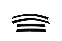 AVS 04-12 Chevy Colorado Crew Cab Ventvisor Outside Mount Window Deflectors 4pc - Smoke