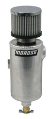 Moroso Breather Tank/Catch Can - 3/8in NPT Female Fitting - Roll Bar Mount - Aluminum