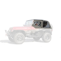 Rampage 1992-1995 Jeep Wrangler(YJ) Frameless Soft Top Kit - Black Diamond