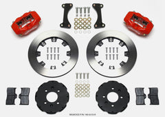 Wilwood Forged Dynalite Front Hat Kit 12.19in Red 90-99 Civic w/240 mm Disc