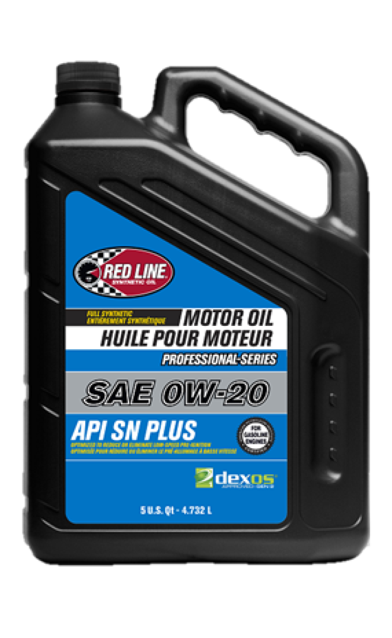 Red Line Pro-Series DEX1G2 SN+ 0W20 Motor Oil - 5 Quarts - Single