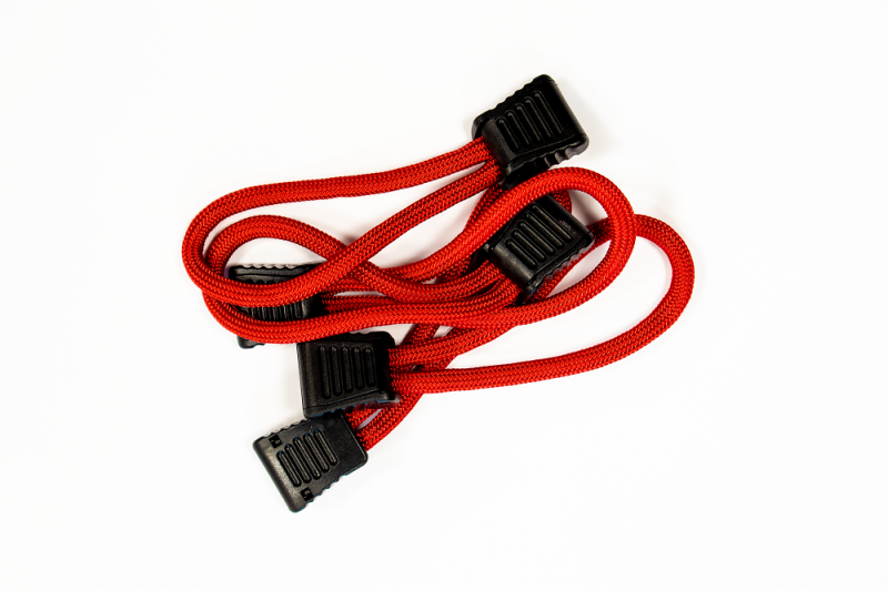 Fishbone Offroad Paracord Zipper Pulls 5 Pcs Red