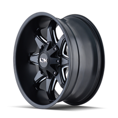 ION Type 181 18x9 / 6x135 BP / -12mm Offset / 106mm Hub Satin Black/Milled Spokes Wheel