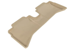 3D MAXpider 2012-2019 Toyota Prius C Kagu 2nd Row Floormats - Tan