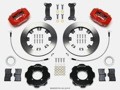 Wilwood Forged Dynalite Front Hat Kit 12.19in Red 2016-Up Mazda MX5 Miata w/ Lines
