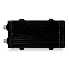 Mishimoto Universal Small Bar and Plate Dual Pass Black Oil Cooler