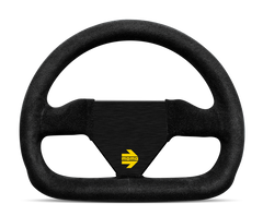 Momo MOD12 Steering Wheel 250 mm -  Black Suede/Black Spokes