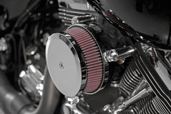 K&N Street Metal Intake System - Hammer Chrome Intake System-Harley Davidson
