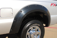 Lund 11-16 Ford F-250 Super Duty RX-Rivet Style Smooth Elite Series Fender Flares - Black (4 Pc.)