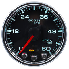 Autometer Diesel Gauge Kit A-Pillar 10-19 RAM Boost/EGT 60psi/2000 degree F Black Spek-Pro