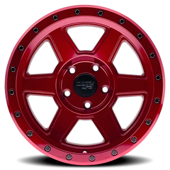 Dirty Life 9315 Compound 17x9 / 6x135 BP / -12mm Offset / 87.1mm Hub Crimson Candy Red Wheel