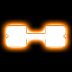 ORACLE Lighting Universal Illuminated LED Letter Badges - Matte White Surface Finish - X