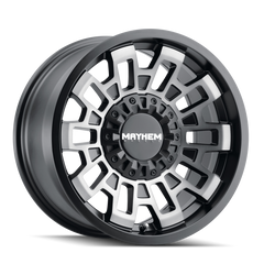 Mayhem 8113 Cortex 17x9 / 5x127 BP / -12mm Offset / 87.1mm Hub Matte Black w/ Dark Tint Wheel