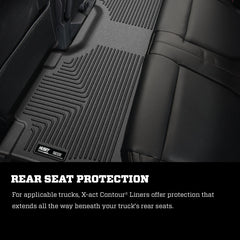 Husky Liners 2022 Toyota Tundra DC X-ACT Front & 2nd Seat Floor Liner - Blk