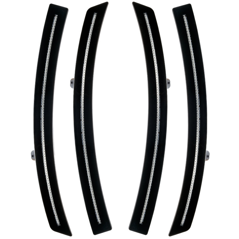 Oracle Chevrolet Corvette C7 Concept Sidemarker Set - Clear - Black (GBA)