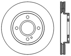 StopTech 2011-2013 Ford Fiesta 1.6L Slotted Right Front Rotor