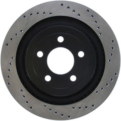 StopTech Cross Drilled Sport Brake Rotor - 2015 Ford Mustang - Rear Left