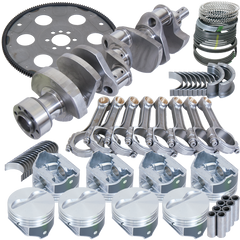 Eagle Chevrolet SBC 1pc Seal 383ci Balanced Rotating Assembly Kit w/168 Tooth Flexplate