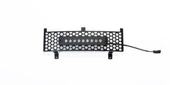 Putco 15-19 Chevy Silv HD SS Black Punch Design Bumper Grille Insert w/ Curved Flush 10in Light Bar