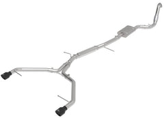 aFe 17-19 Audi A4 (B9) MACH Force-Xp 3in to 2.5in 304 SS Cat-Back Exhaust System-Dual SS Tips