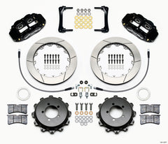 Wilwood Narrow Superlite 4R Rear Kit 12.88in 2008-2012 Subaru WRX w/Lines