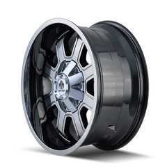 Mayhem 8103 Fierce 20x9 / 5x127 BP / 0mm Offset / 87mm Hub Chrome Wheel