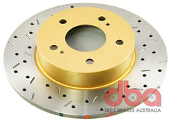 DBA 94-03 Nissan Maxima Rear 4000 Series Drilled & Slotted Rotor