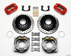 Wilwood Dynapro Low-Profile 11.00in P-Brake Kit Drill-Red New Big Ford 2.36in Offset
