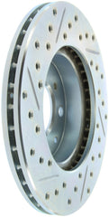 StopTech Select Sport 96-00 Honda Civic DX/HX Coupe Slotted and Drilled Left Front Rotor