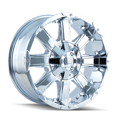 Mayhem 8030 Chaos 18x9 / 6x114.3 BP / 18mm Offset / 78.3mm Hub Chrome Wheel