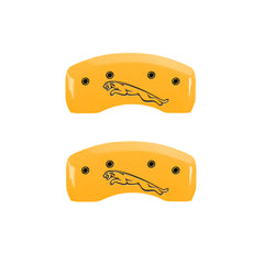 MGP 4 Caliper Covers Engraved Front & Rear MGP Black finish silver ch