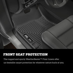 Husky Liners 03-08 Dodge Ram 1500/2500/3500 Quad Cab WeatherBeater Combo Gray Floor Liners