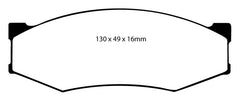 EBC 90-93 Infiniti M30 3.0 Redstuff Front Brake Pads
