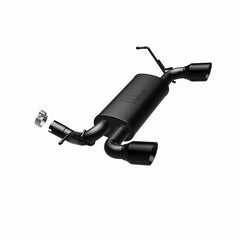 MagnaFlow 07-17 Jeep Wrangler JK 3.8/3.6L Dual Split Rear Exit Black Axle-Back Exhaust