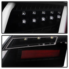 Spyder Audi TT 07-12 LED Tail Lights Black ALT-YD-ATT07-LED-BK