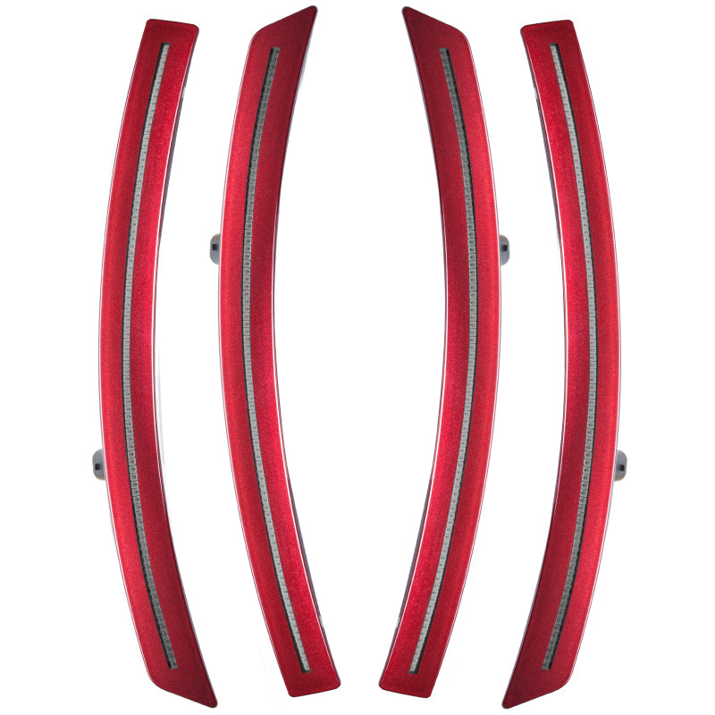 Oracle Chevrolet Corvette C7 Concept Sidemarker Set - Clear - Crystal Red Tintcoat (GBE)