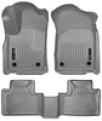 Husky Liners 16-22 Dodge Durango Weatherbeater Grey Front & 2nd Seat Floor Liners