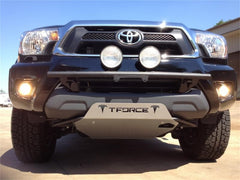 N-Fab Light Bar 12-15 Toyota Tacoma - Tex. Black - Light Tabs w/o License Plate Tabs