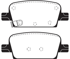 EBC 2016+ Chevrolet Malibu 1.5L Turbo (Mech PB) Redstuff Rear Brake Pads