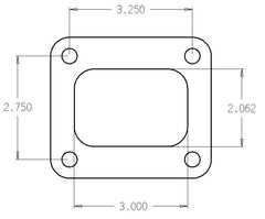 Cometic Turbo FLG T4 Garrett Exh Inlet .010in Exhaust Gasket
