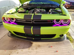 Oracle 15-21 Dodge Challenger Dynamic Surface Mount Headlight Halo Kit - ColorSHIFT - Dynamic