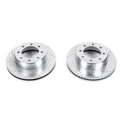 Power Stop 19-22 Ram 3500 Rear Drilled & Slotted Rotor (Pair)