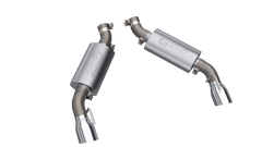 QTP 16-18 Chevrolet Camaro SS 6.2L 304SS AR3 Axle Back Exhaust w/4.5in Dual Tips