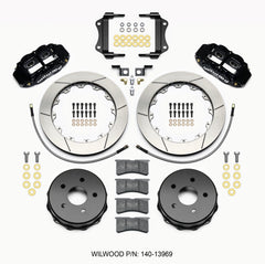 Wilwood Narrow Superlite 4R Rear Kit 12.88in 2007-up Jeep JK w/Lines