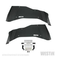 Westin 07-18 Jeep Wrangler JK Inner Fenders - Rear - Textured Black