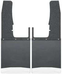 Husky Liners 09-16 Dodge Ram 1500/2500/3500 12in W Black Top SS Weight Kick Back Front Mud Flaps