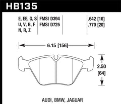 Hawk HPS Street Brake Pads